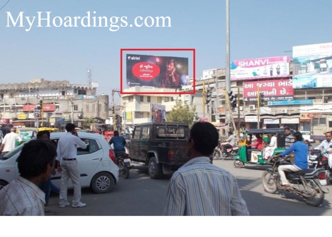 OOH Advertising Palanpur, Outdoor publicity companies, Billboard Agency in Guru Nanak Chowk in Palanpur